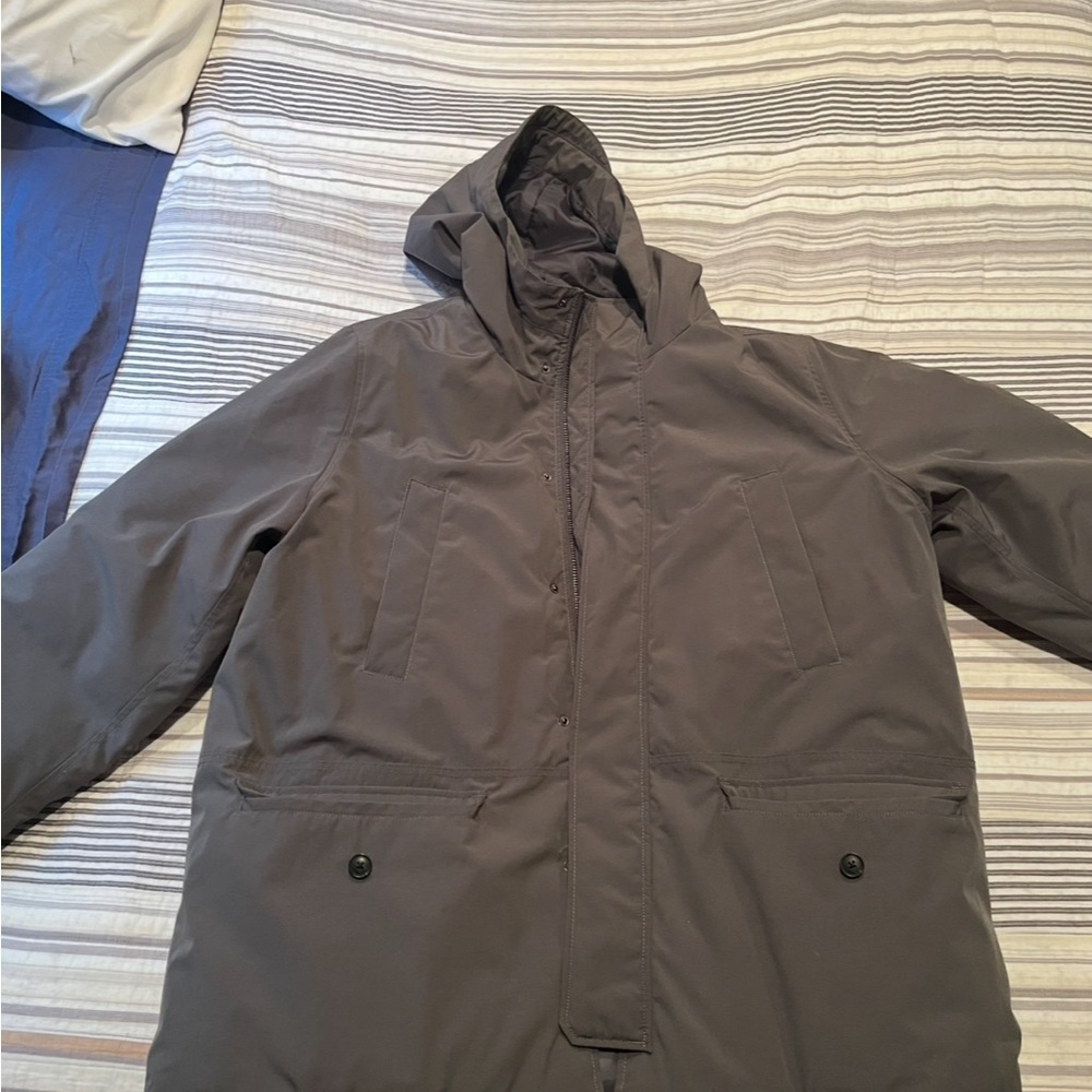 GAP Men's Charcoal Raincoat